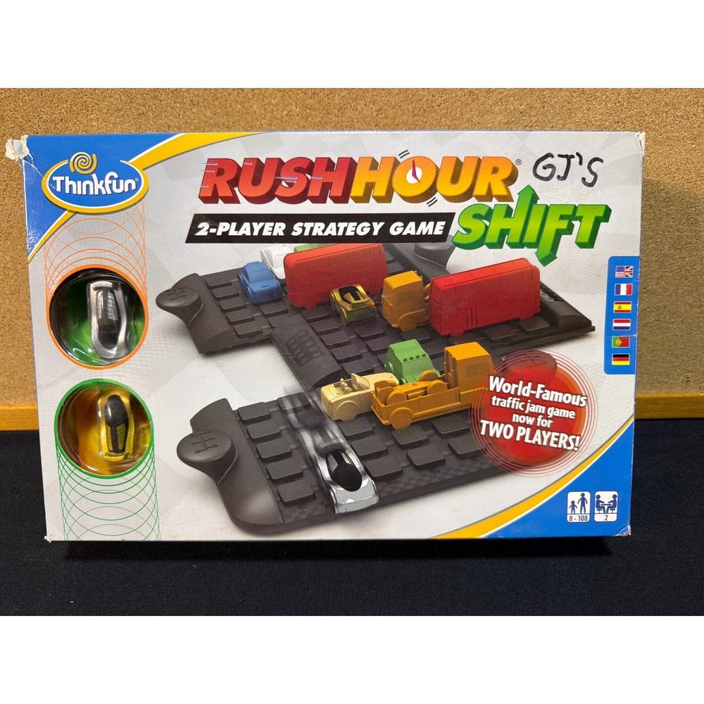 ThinkFun Rush Hour Shift 2-Player Strategy Game Sliding Block Puzzle 5060